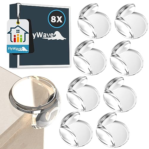 FlyWave Eckenschutz Baby 8 Stück, Kantenschutz Selbstklebend, Ungiftig, Geruchlos, Transparent für Alle Möbel - Schützt Babys vor Schaden FlyWave Eckenschutz Baby 8 Stück, Kantenschutz Selbstklebend, Ungiftig, Geruchlos, Transparent für Alle Möbel - Schützt Babys vor Schaden von FlyWave