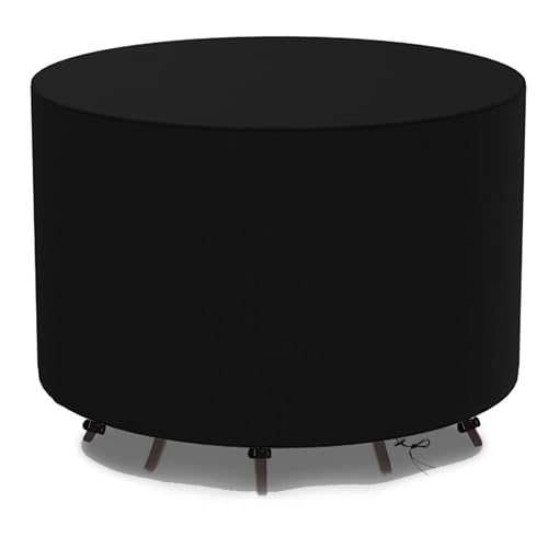 Flyace Rund Gartenmöbel Abdeckung Wasserdicht Winterfest Multi Größe Schutzhülle Gartenmöbel 600D Runder Gartentisch Abdeckplane Gartenmöbel Winddicht Anti-UV Abdeckhauben für Möbelsets 170x85cm Flyace Rund Gartenmöbel Abdeckung Wasserdicht Winterfest Multi Größe Schutzhülle Gartenmöbel 600D Runder Gartentisch Abdeckplane Gartenmöbel Winddicht Anti-UV Abdeckhauben für Möbelsets 170x85cm von Flyace