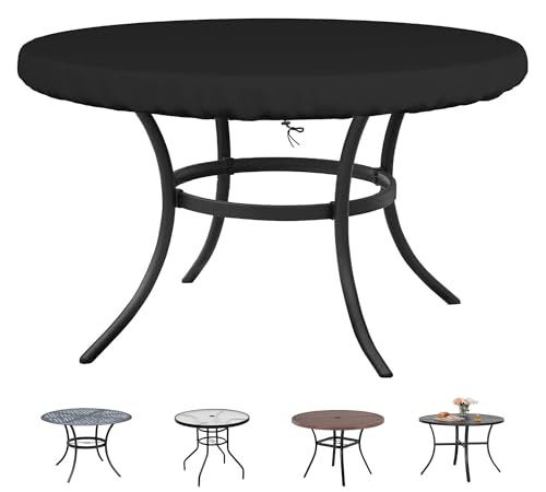 Flyace Tischabdeckung Outdoor Wetterfest Tischplatten Hülle Tisch Plane Gartenmöbel Schutzhüllen Tischplattenabdeckung Wasserdicht Gartentisch Abdeckung UV-Beständiges 600D Gewebe Rund 160x25cm Flyace Tischabdeckung Outdoor Wetterfest Tischplatten Hülle Tisch Plane Gartenmöbel Schutzhüllen Tischplattenabdeckung Wasserdicht Gartentisch Abdeckung UV-Beständiges 600D Gewebe Rund 160x25cm von Flyace