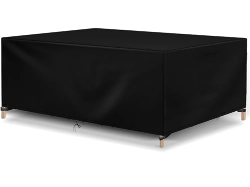 Flyace Gartenmöbel Abdeckung Wasserdicht Winterfest Multi Größe Schutzhülle Gartenmöbel 600D Rechteckig Gartentisch Abdeckplane Gartenmöbel Winddicht Anti-UV Abdeckhauben für Möbelsets 160x150x100cm Flyace Gartenmöbel Abdeckung Wasserdicht Winterfest Multi Größe Schutzhülle Gartenmöbel 600D Rechteckig Gartentisch Abdeckplane Gartenmöbel Winddicht Anti-UV Abdeckhauben für Möbelsets 160x150x100cm von Flyace