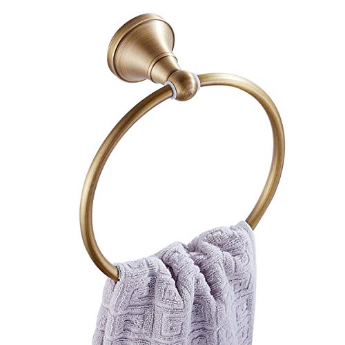 Flybath Handtuchring Messing Handtuchhalter Wandmontage Gebürstete Bronze Finishd von Flybath