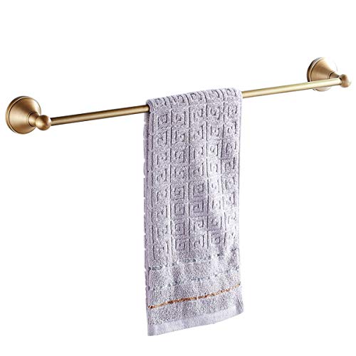 Flybath Handtuchstange 60 cm Single Messing Handtuchhalter Badetuchhalter WandmontageAntiquität Messing, Bronze gebürstet von Flybath