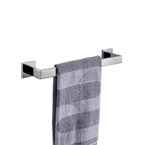 Flybath Handtuchstange Einzelschicht SUS 304 Edelstahl Stilvoller Kurze Handtuchhalter Wandmontage Spiegel Poliert, 40 cm / 16 inch von Flybath