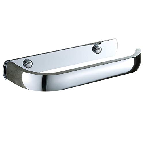 Flybath Toilettenpapierhalter Ohne Abdeckung Badezimmer Messing Chrom Finishd Silber WC-Rollenhalter Wandmontage von Flybath