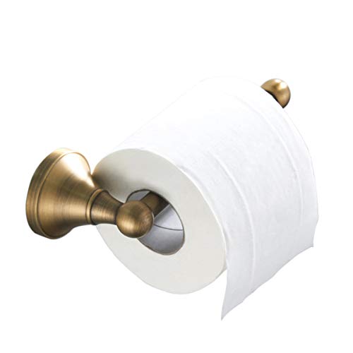 Flybath Toilettenpapierhalter ohne Deckel Antiquität Messing Bad WC-Rollenhalter Wandmontage, Bronze gebürstet von Flybath