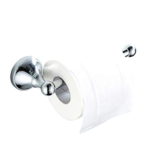 Flybath Toilettenpapierhalter ohne Deckel Messing Bad WC-Rollenhalter Wandmontage, Polierter Chrom von Flybath
