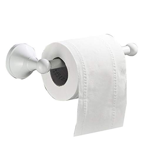 Flybath Toilettenpapierhalter ohne Deckel Messing Bad WC-Rollenhalter Wandmontage, Weiß von Flybath
