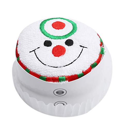 Flybloom Kreative Kuchen Modellierung Hand Handtuch Weihnachten Schneemann Loveble Cupcake Handtuch Gesicht Handtuch Dekoration (Weihnachten Schneemann) von Flybloom
