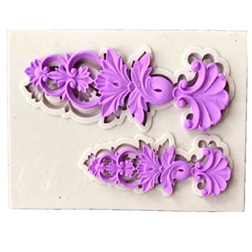 Flybloom Relief Form Silikonformen DIY Fondant Schokolade Sugarcraft Plätzchenform Kuchen Dekor Backen Werkzeuge, Stil 2 von Flybloom