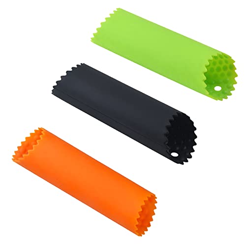 3 pack Silicone Garlic Peeler,Silikon Knoblauchschäler Rolle,3 Stück Knoblauchschäler,Silikon SchäLer Rolle,Easy Roller Knoblauch für Küchenwerkzeug von Flycppo
