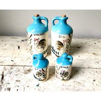 Vintage Keramik Hahn Kruet Set; Hergestellt in Japan von FlyingCheerioStudio