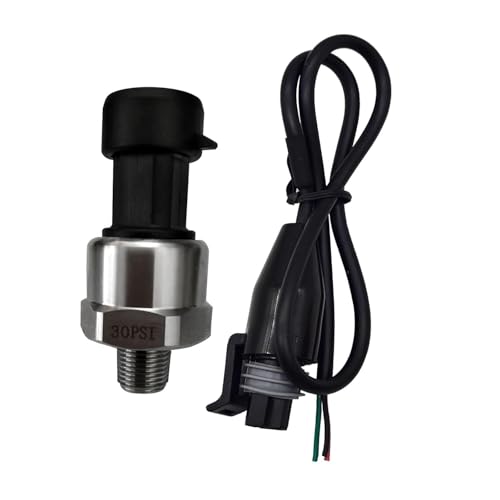Drucktransmitter Drucksensor, 0.5-4.5V 1 / 8NPT Sensor Transducer Druck mit Kabel, Edelstahl Drucksensor Drucksensor-Transmitter für Öl Kraftstoff Luft Gas Wasser Gastank Dieseltank (30PSI) von Flylin