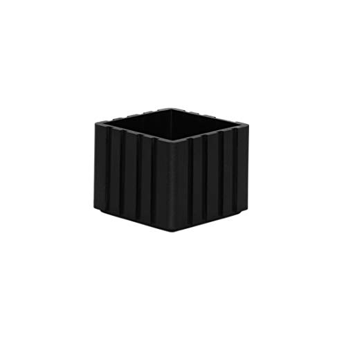 Flyshop, Stuhlbeinkappen, Quadratischer, Kratzfreier Bodenschutz, Strapazierfähiger Synthetischer Gummi 4,0 x 4,0 cm, 40 x 40 mm, 4 Stück, Schwarz Flyshop, Stuhlbeinkappen, Quadratischer, Kratzfreier Bodenschutz, Strapazierfähiger Synthetischer Gummi 4,0 x 4,0 cm, 40 x 40 mm, 4 Stück, Schwarz von Flyshop