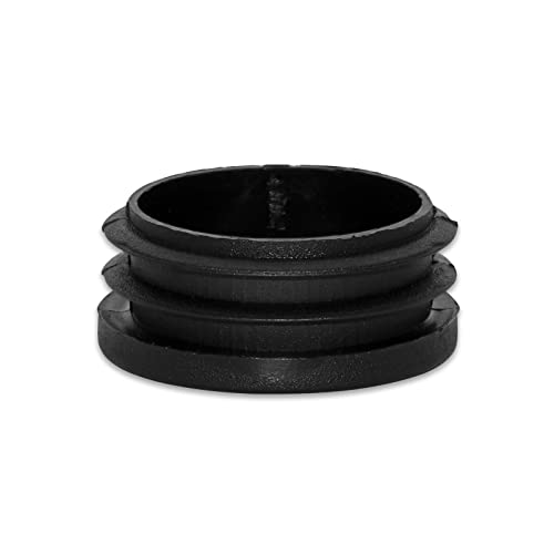 Flyshop Endkappe für runde Rohre, 45 mm, schwarz, Kunststoff, 8 Stück von Flyshop