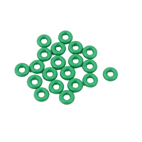 Flyshop Grüne FKM Nitrilkautschuk Dichtungsringe O-Ring Dichtung 4,8 cm OD 4,4 cm ID 0,2 cm Breite von Flyshop
