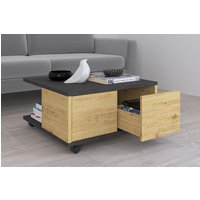 FMD Couchtisch "Twin" Schubladen als Push-to-open, viel Staur., mit Rollen, Breite: 70 cm FMD Couchtisch "Twin" Schubladen als Push-to-open, viel Staur., mit Rollen, Breite: 70 cm von Fmd