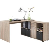 FMD Eckschreibtisch "Lex, Schreibtisch / Sideboard," von Fmd