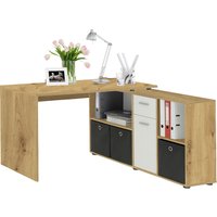 FMD Eckschreibtisch "Lex, Schreibtisch / Sideboard," von Fmd