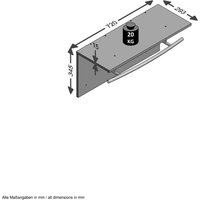 FMD Garderobenpaneel "Spot" von Fmd