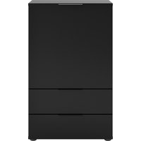 FMD Kommode "Dark", mit 2 Schubladen, verstellbare Einlegeböden, Breite ca. 50 cm von Fmd