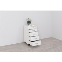 FMD Rollcontainer "Freddy" Büroaufbwahrung mit 5 Schubkästen auf Rollen, 63 cm hoch FMD Rollcontainer "Freddy" Büroaufbwahrung mit 5 Schubkästen auf Rollen, 63 cm hoch von Fmd
