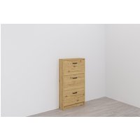 FMD Schuhschrank "Step 3" Breite 58,5 cm, Tief 17 cm, mit 3 Klappen, Schuhkipper FMD Schuhschrank "Step 3" Breite 58,5 cm, Tief 17 cm, mit 3 Klappen, Schuhkipper von Fmd