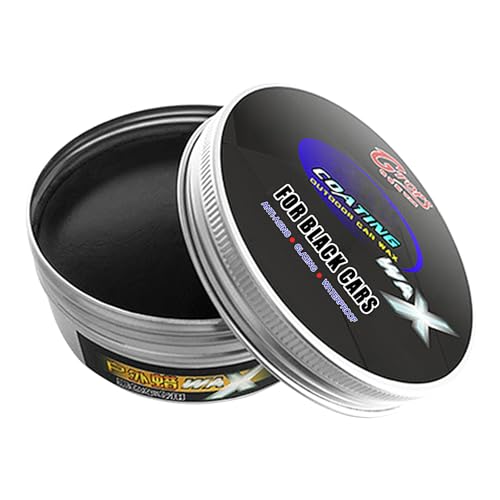 FmtwPhn 200g Autopolitur Schwarz Polituren, Autopolitur Kratzer Entfernen Auto, Entfernt Tiefe Kratzer Und Flecken Losoo Schwarze Lackpolitur, Exterior Car Detailing Scratch Remover Wartungswachs von FmtwPhn