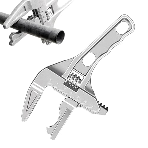 FmtwPhn Beckenschlüssel | 5,08-68,58mm Schwerlast Verstellbarer Schraubenschlüssel | Handwerkzeuge Für Klempnerarbeiten Müllentsorgung Automotive Fahrradbremsen von FmtwPhn