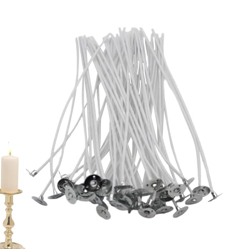 FmtwPhn Dochte für die Kerzenherstellung, Dochte zur Kerzenherstellung | Kerzendochte Set Kerzenkerne | 50 Stück Baumwolldochte zum Selbermachen für Sojakerzen, langlebiges Kerzendocht-Set für FmtwPhn Dochte für die Kerzenherstellung, Dochte zur Kerzenherstellung | Kerzendochte Set Kerzenkerne | 50 Stück Baumwolldochte zum Selbermachen für Sojakerzen, langlebiges Kerzendocht-Set für von FmtwPhn