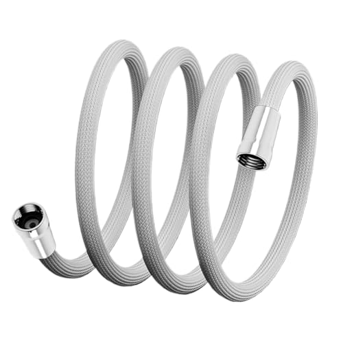 FmtwPhn Duschschlauch Abnehmbar | Handheld Duschkopf Schlauch - Umflechtung Verlängerungsdüse Duschköpfe Für Badewanne Waschbecken von FmtwPhn