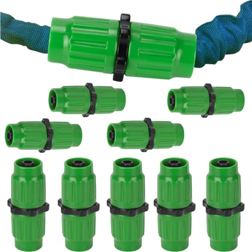 FmtwPhn Flexibler Schlauch Reparatur-Set,Autowaschschlauch-Zubehör - Set Mit 10 Gartenschlauch-Anschlüssen, Bewässerungsanlagen-Reparaturzubehör & Zubehör Für Haustierwäsche von FmtwPhn