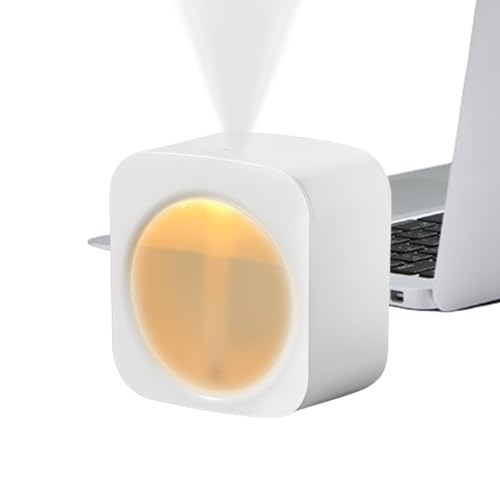 FmtwPhn Kompakter Luftbefeuchter | Leiser USB-Tischluftbefeuchter Mit Timer-Funktion & Nachtlicht,USB-Aufladung & Timer-Funktion Für Bibliothek Hotel Wohnmobil Wohnheim Auto Spa Yoga von FmtwPhn