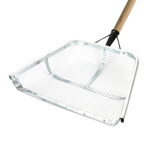FmtwPhn Sandsieb Schaufel, Edelstahl Garten Bodensieb, Gartensieb Für Erde Easy Tragbares Ergonomisches Erntesieb, Gartensandsieb Mit Griffigem Griff, Feines Sieb Siebschaufel Bauernhofsieb Sieb Werk FmtwPhn Sandsieb Schaufel, Edelstahl Garten Bodensieb, Gartensieb Für Erde Easy Tragbares Ergonomisches Erntesieb, Gartensandsieb Mit Griffigem Griff, Feines Sieb Siebschaufel Bauernhofsieb Sieb Werk von FmtwPhn
