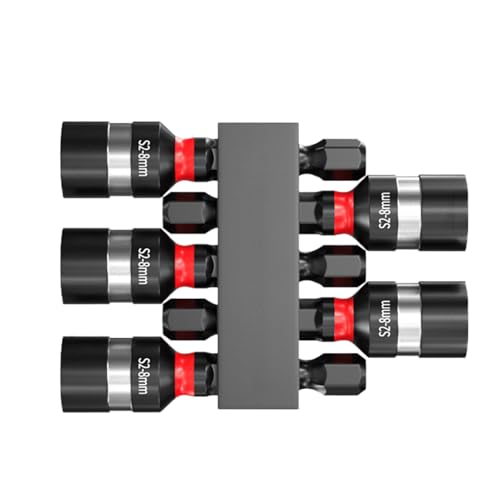 FmtwPhn Steckschlüssel-Set | Schraubendreher-Steckschlüssel-Set - 5-tlg. Schnellwechsel-Magnet-Steckschlüssel Universell Einsetzbar Für Elektriker Und Mechaniker von FmtwPhn