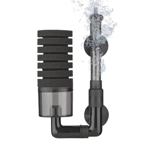 Aquariumfilter – rotierender ausziehbarer Bio-Schwammfilter, mechanische und biologische Reinigung, strombetriebenes Luftpumpen-Filtrationssystem mit 360° verstellbarem Auslass Aquariumfilter – rotierender ausziehbarer Bio-Schwammfilter, mechanische und biologische Reinigung, strombetriebenes Luftpumpen-Filtrationssystem mit 360° verstellbarem Auslass von Fmzrbnih