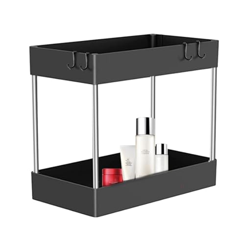 Aufbewahrungsorganisator Unter Der Spüle – Unterspülen-Organizer, Mehrzweck-Korb-Organizer Unter Dem Schrank | 2-stufiger Küchen-Organizer Unter Der Spüle Für Waschtisch, Küchenschränke, Speisekammer, Aufbewahrungsorganisator Unter Der Spüle – Unterspülen-Organizer, Mehrzweck-Korb-Organizer Unter Dem Schrank | 2-stufiger Küchen-Organizer Unter Der Spüle Für Waschtisch, Küchenschränke, Speisekammer, von Fmzrbnih