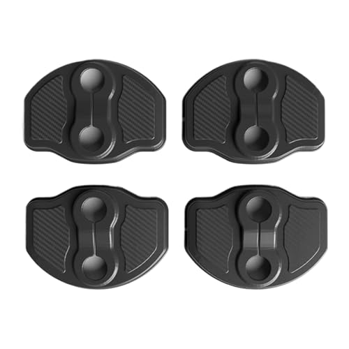Auto -Tür -Verriegelungsabdeckung - 4propes Stille Lüftungsschutz, Lock Schnalle Guard | Durlaable Kratzfeste Innenausstattung, Stoßköpfe Stopper, Fahrzeug -Türverriegelungszubehör, Schnallegehäuse Fü von Fmzrbnih