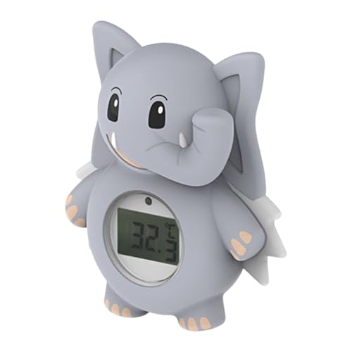 Babybad -Thermometer - Kompaktgröße Digitaler Temperaturmesser, PVC -Elefantensensor, Genaues Wasserüberwachungsinstrument | LED -Display -Sicherheitsprüfung Für Badewanne Schwimmbad Und Babybad -Thermometer - Kompaktgröße Digitaler Temperaturmesser, PVC -Elefantensensor, Genaues Wasserüberwachungsinstrument | LED -Display -Sicherheitsprüfung Für Badewanne Schwimmbad Und von Fmzrbnih