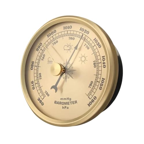 Barometric Pressure Gauge, Wetterstation für den Garten, Tragbarer Barometer für Angeln Surfen Wandern Camping Bootfahren Jagdaktivitäten Unisex Barometric Pressure Gauge, Wetterstation für den Garten, Tragbarer Barometer für Angeln Surfen Wandern Camping Bootfahren Jagdaktivitäten Unisex von Fmzrbnih