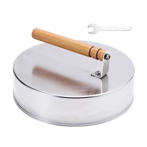 Dampfabdeckung Grill - Dampfabdeckung Schwer Duty, BBQ Dampfabdeckung | Ergonomische Schmelzkuppel Basting Cover, Mehrzweck BBQ -Accessoires für Chef Flat Top Griddle Grill Cooking von Fmzrbnih