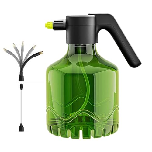 Elektrischer Zerstäuber 2L | Tragbare Gartenspritze,USB-aufladbarer Sprüher für Rasen Autowaschen Tierpflege Terrasse Gewächshaus Outdoor-Pflanzen Unkrautjäckung Elektrischer Zerstäuber 2L | Tragbare Gartenspritze,USB-aufladbarer Sprüher für Rasen Autowaschen Tierpflege Terrasse Gewächshaus Outdoor-Pflanzen Unkrautjäckung von Fmzrbnih