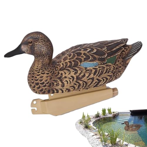 Entenjagdköder - Garten dekorieren See Hunting Decoys, Wasservögel Mallard Entenköder | Robum ultra-realistische schwimmende Jagdente Entenköder, multifunktionale Wildvögel-Jagd-Stütze für Teiche von Fmzrbnih