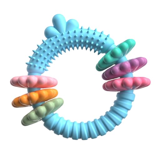 Fmzrbnih Dogs Chew Rings - 6.3x5.12 Inches Chew Toy, Strong Rubber Ring, Heavy Duty Tough Puppy Teether | Duraable Training Accessory for Medium Breed, Large Dogs, Aggressive Chewers, Outdoor Play Fmzrbnih Dogs Chew Rings - 6.3x5.12 Inches Chew Toy, Strong Rubber Ring, Heavy Duty Tough Puppy Teether | Duraable Training Accessory for Medium Breed, Large Dogs, Aggressive Chewers, Outdoor Play von Fmzrbnih