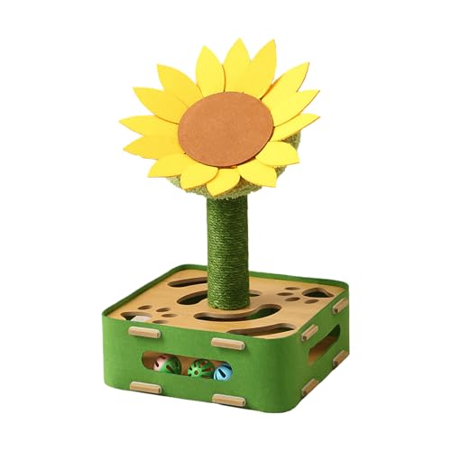 Fmzrbnih Katzenpuzzle Spielzeug | Interaktives Katzenpuzzle Mit Sonnenblumen Design | Kippsichere Basis Spiel | Für Haustiertraining Bewegung Geistiges Spiel Gegen Langeweile Fmzrbnih Katzenpuzzle Spielzeug | Interaktives Katzenpuzzle Mit Sonnenblumen Design | Kippsichere Basis Spiel | Für Haustiertraining Bewegung Geistiges Spiel Gegen Langeweile von Fmzrbnih