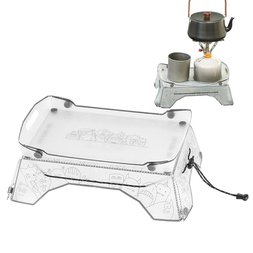 Fmzrbnih Klappbarer Campingtisch | Tragbarer Tisch Für Draußen,Kompakter Picknicktisch Für Fischen Grillen Camping von Fmzrbnih