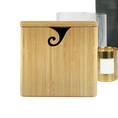 Garnhalterschale - 7,48 Zoll handgefertigtes Häkelbehälter, Strickspeicher, tragbarer quadratischer Organizer mit Deckel | Mehrzweck -Kapazitätsgehäuse für Garnkugeln Haken Häkelhäfen handwerksbedarf Garnhalterschale - 7,48 Zoll handgefertigtes Häkelbehälter, Strickspeicher, tragbarer quadratischer Organizer mit Deckel | Mehrzweck -Kapazitätsgehäuse für Garnkugeln Haken Häkelhäfen handwerksbedarf von Fmzrbnih