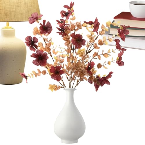 Getrocknete Für Vase | Trockenarrangement,Künstliche Realistische Deko Ornamente Für Garten Hochzeit Party Balkon Vordertür Fotografie von Fmzrbnih