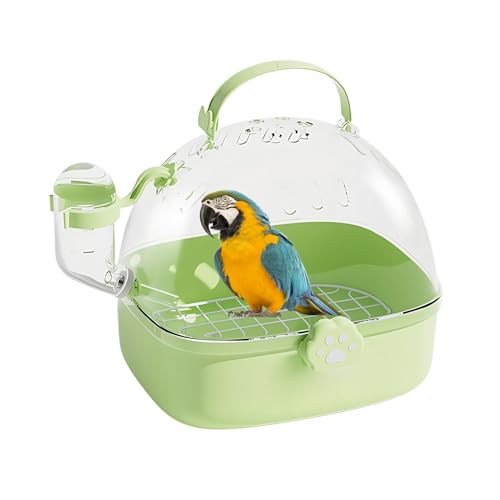 Hamster Reisekäfig | PVC Chinchilla Transportkäfig mit Wasserflasche | Geräumiges Haustiervogel Transportzubehör | für Igel Aras Nymphensittiche Spatzen Wellensittiche Unzertrennliche Konuren Hamster Reisekäfig | PVC Chinchilla Transportkäfig mit Wasserflasche | Geräumiges Haustiervogel Transportzubehör | für Igel Aras Nymphensittiche Spatzen Wellensittiche Unzertrennliche Konuren von Fmzrbnih