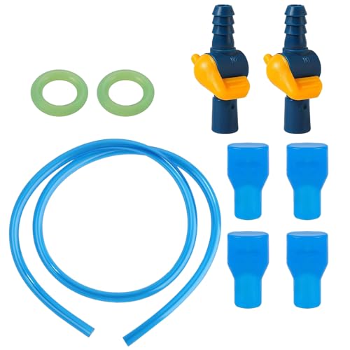 Hydratationspaketbissventil - Premium Weiches Silikonersatz | Wasserblase -Accessoire für Outdoor Sport Cycling Fitness -Wanderwanderungsschule, Schnellklingel -Mundstückset für aktiven Gebrauch Hydratationspaketbissventil - Premium Weiches Silikonersatz | Wasserblase -Accessoire für Outdoor Sport Cycling Fitness -Wanderwanderungsschule, Schnellklingel -Mundstückset für aktiven Gebrauch von Fmzrbnih