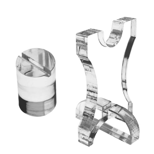 Küchenschneider Acrylständer - Transparentes cutterRack Display Block, Robuster Stilvoller Arbeitsplattenlager | Langlebiger Multifunktionalhalter Organizer Für Messer Schäler Obstschneider -Displayd von Fmzrbnih